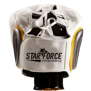 Casque de boxe intégral de marque OEM avec matériaux EVA et PU pour l'entraînement de Muay Thai, MMA et Kickboxing - Durable et protecteur - Product Image 2