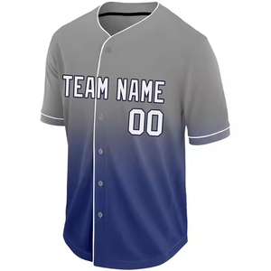 Nouveau style, haute qualité, personnalisé, vente en gros directe d'usine, entièrement imprimé en 3D, sublimation, boutons tendance, maillot de baseball - Product Image 2