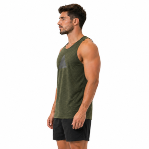 <b>Mens</b> Tank <b>Top</b> Knitted 100% Cotton/Polyester Casual Performance Running Shirt <b>Muscle</b> Training Custom Streetwear Wholesale Direct - Product Image 4