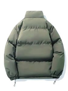 Blouson d'hiver pour homme, style streetwear, conception OEM, usage décontracté, prix bas, logo personnalisé sur le devant, blousons matelassés pour homme en vente - Product Image 4