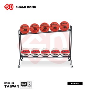 Basketball <b>Shooting</b> Training Stand Ball Racks for Garage - Product Image 1