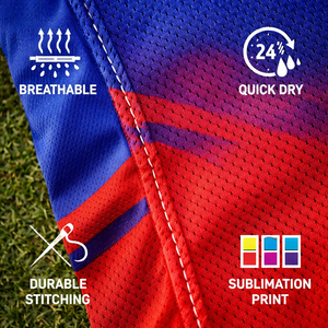 เสื้อทีมอเมริกันฟุตบอลแบบกำหนดเองสำหรับโรงเรียน ผ้าโพลีเอสเตอร์แห้งเร็ว ระบายอากาศได้ดี พิมพ์ลายชื่อและหมายเลขผู้เล่นแบบซับลิเมชั่น - Product Image 2