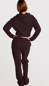 Activewear Set Custom Designer Woman Crop <b>Top</b> Sweatpants Oversized <b>Sweat</b> Suits Streetwear Tracksuit Cotton Manufacturers - Product Image 6