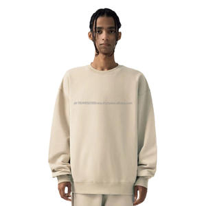ODMOEM-Sudadera de Algodón con Cuello Redondo para Hombre, Sudadera con Capucha de Peso Pesado en Relieve 3D, 380g, Bordada, para Gimnasio - Product Image 1