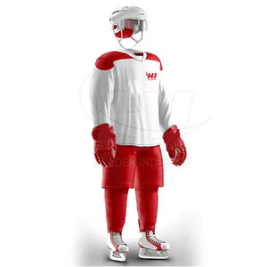 Uniforme de hockey sur glace de haute qualité, vêtements d'équipe, uniforme de hockey sur glace 100% polyester, uniforme de hockey sur glace léger - Product Image 3