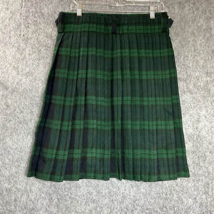 Scottish Designs Black Watch Tartan Kilt Falda plisada a cuadros verde mediana 30 para mujer - Product Image 2