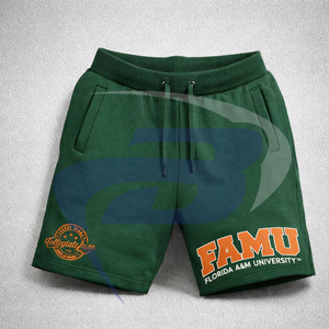 Conjunto de Pantalones Cortos FAMU Rattler de la Universidad Agrónoma y Mecánica de Florida, Ropa Universitaria Oficial, Ropa Deportiva Unisex, Conjunto Cómodo de Sudadera y Pantalones Cortos - Product Image 3