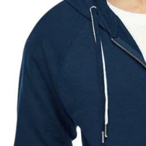 เสื้อฮู้ดซิปแบบนุ่ม น้ำหนักเบา ใส่ได้ทั้งชายและหญิง ผ้าเทอร์รี่แบบ Loopback สวมใส่สบาย เหมาะสำหรับกิจกรรมประจำวัน - Product Image 5