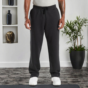 PREDATEX INDUSTRIES High Quality Canvas Lightweight Breathable Men Sports Gray Straight Leg Drawstring <b>Jogger</b> Sweatpants <b>White</b> - Product Image 3
