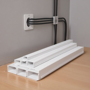 Canalina portacavi ExtraStar bianca in PVC 25x16mm 0,75mm da parete con adesivo per uso domestico e industriale - Product Image 3