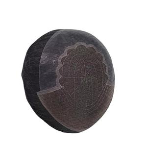 Peluca de Cabello Humano Q6 Yaki para Hombre, Tupé de Cabello Virgen Remy con Trama Única, Rizo Naturalizador Bangladash, Extensión de Cabello con Gorro Remi - Product Image 3