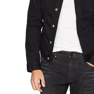 Fabricante de Chaquetas Vaqueras Personalizadas para Hombre, OEM ODM, Chaqueta Trucker de Algodón Vintage Lavado, Proveedor Mayorista de Marca Privada - Product Image 4