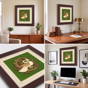 Decoración de Pared de Madera Tallada con Diseño Tradicional de Pato para Sala de Estar - Product Image 3