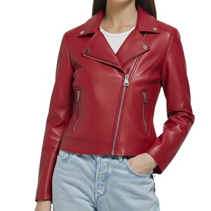 Chaqueta de Cuero Ecológica de Alta Calidad con Cremallera para Mujer y Hombre, Chaqueta de Cuero Genuino con Cremallera, Hecha a Medida, de Lujo Premium - Product Image 6