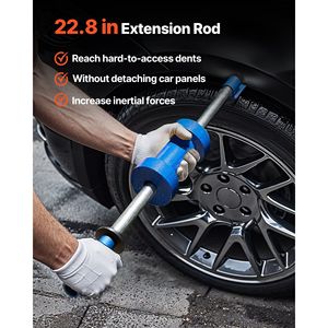 Kit de Extractor de Abolladuras con Martillo Deslizante 14 en 1 de 13 Libras, Herramienta de Reparación de Carrocería de Automóviles y Camiones de Alta Resistencia, Removedor de Daños Automotrices para Vehículos - Product Image 5