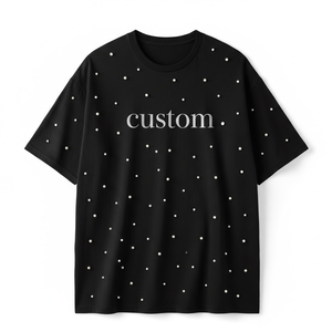 ผู้ผลิตเสื้อยืดคริสตัลแบรนด์ส่วนตัว รองรับการออกแบบตามสั่งและการขยายตัวของแบรนด์ระดับโลก - Product Image 1