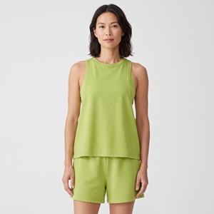 Top Deportivo Corto sin Mangas para Mujer, Color Verde, Ajustado, con Abertura en el Hombro, para Gimnasio, Fitness, Entrenamiento, Deportes, Ropa Deportiva Activa - Product Image 5