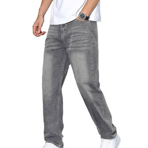 Pantalones Vaqueros Modernos de Estilo Urbano, Corte Recto, Cintura Media, Ligeros, Cómodos y Elegantes para Uso Diario Informal y Viajes - Product Image 1