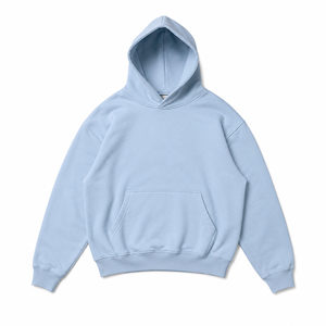 Sweat-shirt à capuche surdimensionné pour homme, en coton lourd, style streetwear décontracté - Product Image 3