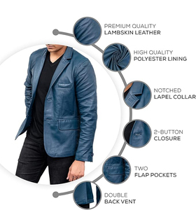 Crea tu Propia Chaqueta de Cuero Ecológica y Elegante para Hombre, Prenda de Exterior con Mangas Largas, Alta Calidad sin Gastar una Fortuna - Product Image 5