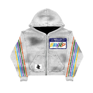 Custom printed hoodies bulk USA poly hoodies for <b>sublimation</b> print factory direct fast turnaround private label - Product Image 5