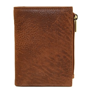 Cartera de Cuero Genuino para Hombre con Cierre, Múltiples Ranuras para Tarjetas, Diseño de Leopardo, Estilo Minimalista y Corto - Product Image 3