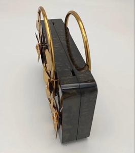 Modern Eco-Friendly Resin Clutch for Women Sophisticated Design Model Style for Formal Events Stylish Parties High Quality India - Product Image 4