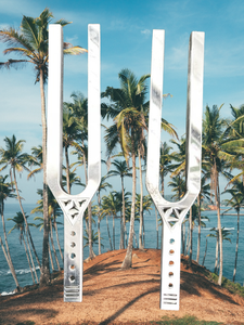 ส้อมส้อมเสียงอะลูมิเนียมสำหรับฝึกบำบัดและทำสมาธิขนาดยักษ์ - Product Image 6