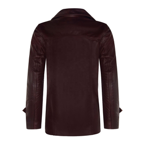Abrigo de Cuero para Hombre, Chaqueta de Cuero PU de Primera Calidad, Elegante Prenda de Invierno, Diseño de Abrigo Largo, Ajuste Cómodo, Ropa Exterior de Moda - Product Image 2