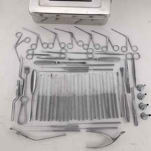 Juego de Instrumentos Manuales de Timpanoplastia de Acero Inoxidable Alemán, 60 Piezas, Microcirugía de Oído, Calidad ORL, Nuevo Instrumento Quirúrgico ISO - Product Image 1