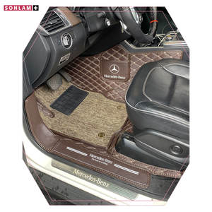 Wholesale ODM Nano Carbon Leather Car Mats Luxury <b>Accessories</b> for Cars Custom Car Floor Mats Mercedes Benz GLE-Class Full Set - Product Image 1