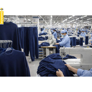 Ensemble 2 pièces Samavia personnalisé pour homme : vêtements d'extérieur décontractés et chauds pour l'hiver, respirant, tricoté, comprenant un pull et un pantalon, couleur unie - Product Image 4