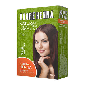 Henna Natural en Polvo Fabricada en India, Color Semipermanente para el Cabello, 100g, Adore Henna, Grado Premium, Orgánico, para el Crecimiento del Cabello - Product Image 5