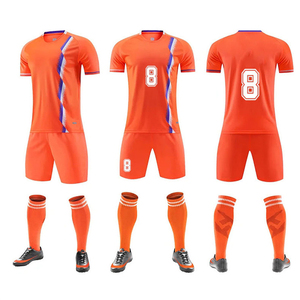 Mens Custom Soccer Jersey Set Gradient Sublimated Short Sleeve Moisture Wicking Breathable <b>Athletic</b> Fit All Season Kit - Product Image 2