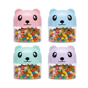 ขวดพลาสติกใส่อาหารเกรดอาหาร ขนาด 300 มล. ทรงกลม สำหรับใส่ขนม ถั่ว ลูกอม  แบบ ODM OEM ขายส่ง พร้อมฝาฉีกเปิด ผลิตจากโรงงานในเวียดนาม - Product Image 5