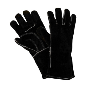 Gants de soudage en cuir de vachette pleine fleur haute performance, protection industrielle robuste pour les mains, gants de pompier - Product Image 4