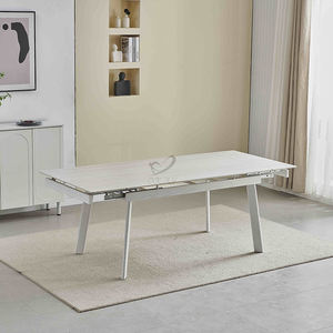 Tavolo da Pranzo Moderno Pieghevole ed Estensibile in MDF per Sala da Pranzo e Cucina - Product Image 6