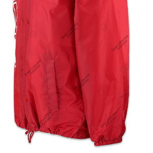 custom sorority and fraternity line <b>jacket</b> KAP coach <b>jacket</b> waterproof PU fabric embroidery Greek letters with mesh lining - Product Image 6