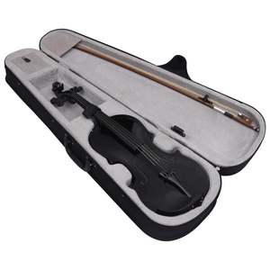 Violín 4/4 Negro, Juego Completo con Arco y Reposacabezas - Product Image 2