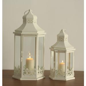 Juego de 2 faroles para velas resistentes y duraderos, estilo vintage, faroles colgantes para interiores y exteriores, eventos, fiestas, bodas - Product Image 4
