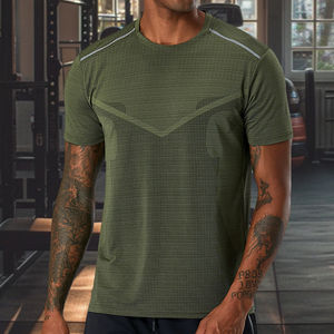 Conjuntos Deportivos de Verano para Hombre, Camisetas y Pantalones Cortos Transpirables y Ligeros con Diseño Sólido - Product Image 3