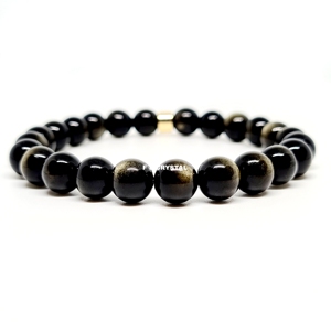 Pulsera Redonda de Cuentas de Jaspe Kambaba Natural al por Mayor, Hecha a Mano, Portátil, Feng Shui, de la Mejor Calidad, Compre en F S CRYSTAL - Product Image 1