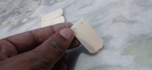 Pendentif en os sculpté Vintage de grande qualité, 1 pièce, sautoir en nœud papillon, sculpté, prix de gros - Product Image 6