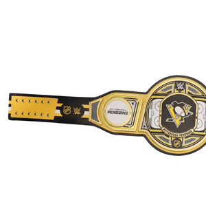 Custom Pittsburgh Penguins Championship Belt High Quality Wrestling Title Belt Collectible NHL Fan Gear Personalized Sports Belt - Product Image 4