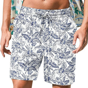 Shorts de bain personnalisés pour hommes, marque privée, pour le surf et la pêche, avec logo, motif uni recyclé, shorts de bain pour hommes - Product Image 4