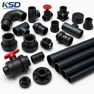 Tuberí<span class=keywords><strong>a</strong></span> de HDPE de Fusión <span class=keywords><strong>a</strong></span> Tope PE100 PN10 SDR17 DN20-DN315 Segura para Alimentos para Sistemas de Suministro de Agua en Acuicultura y Pesca - Product Image 4