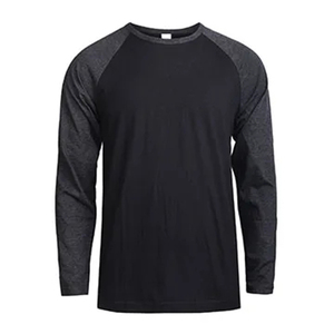 Raglan Long Sleeve T <b>Shirt</b> For Color Cotton Custom Logo Oem Factory Manufacturer Clothing Supply Wholesale High Quality Custom - Product Image 1