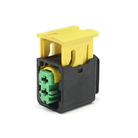 Connecteur EV Jinhang2p-NCL robuste en laiton de 2,8 mm, étanche IP67, prise femelle 12 V pour véhicule électrique, terminal 2 broches avec joint