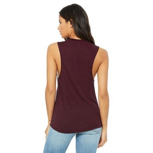 Camiseta sin mangas para mujer, estilo crop top, de punto elástico sin costuras, informal. - Product Image 4