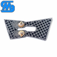 Material para Sandalias de Mujer con Adorno de Concha Dorada y Lazo Personalizado con Pedrería para la Parte Superior del Calzado